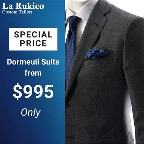 dormeuil suits price.